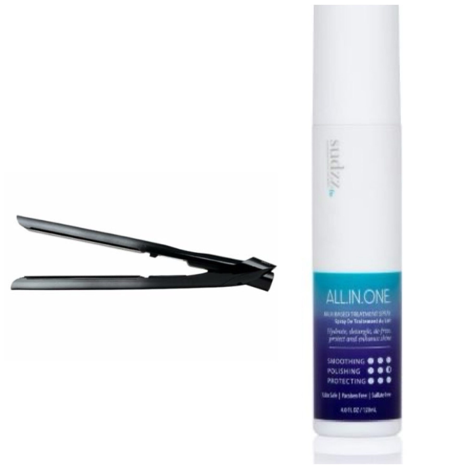 All.In.One + Titanium XL Straightening Iron Combo